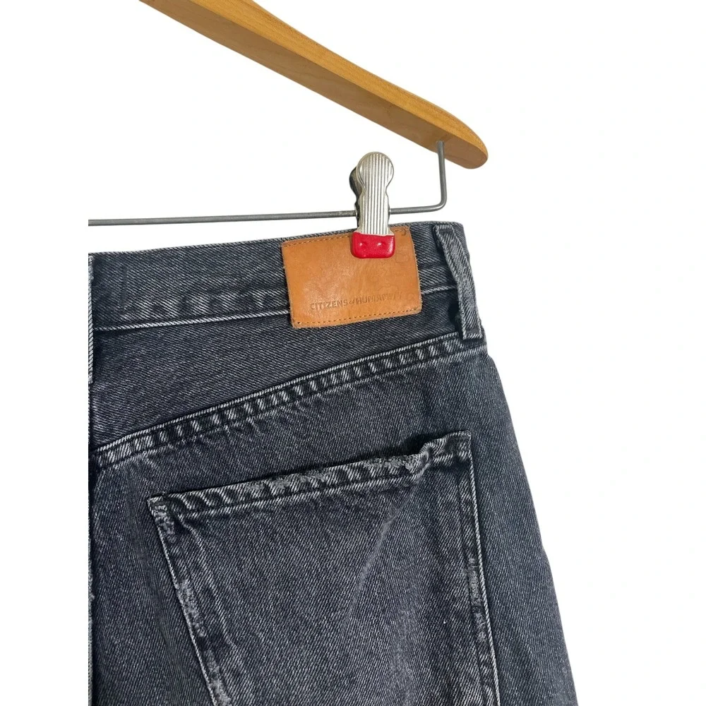 CITIZENS OF HUMANITY Ambrosio Long Denim Shorts in Black 1928-1134